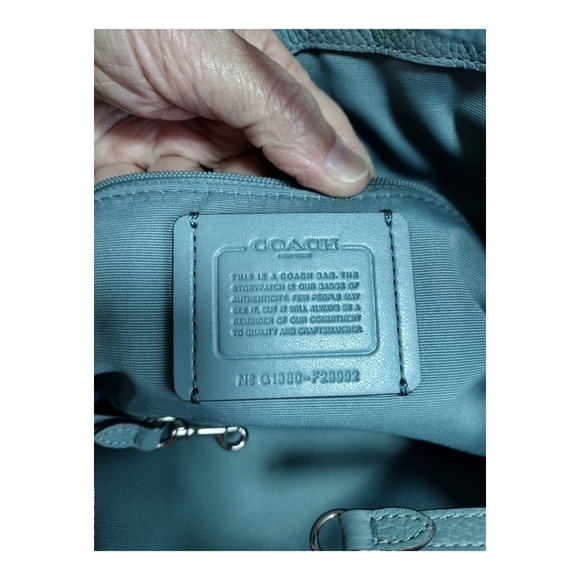 Coach Small Lexy‎ Shoulder/Crossbody Bag Cloud Blue - Picture 11 of 15